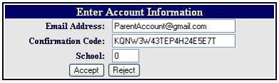 image to show aeries account info